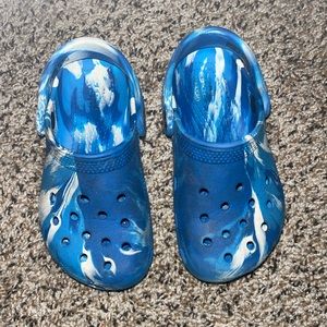 Toddler boy marble Crocs size 11